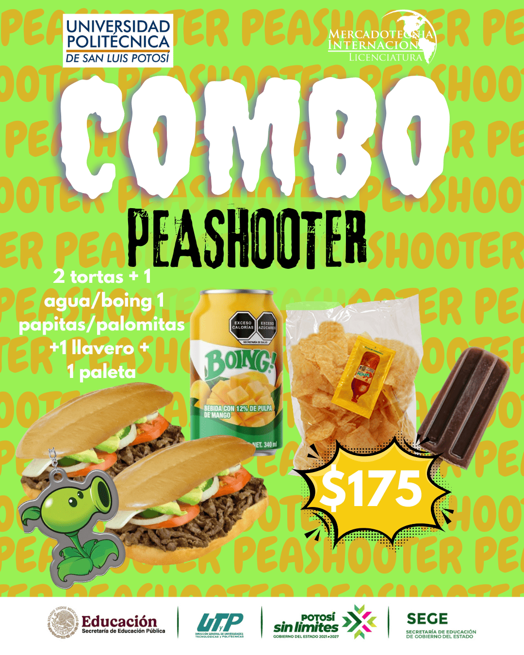 Combo: Peashooter