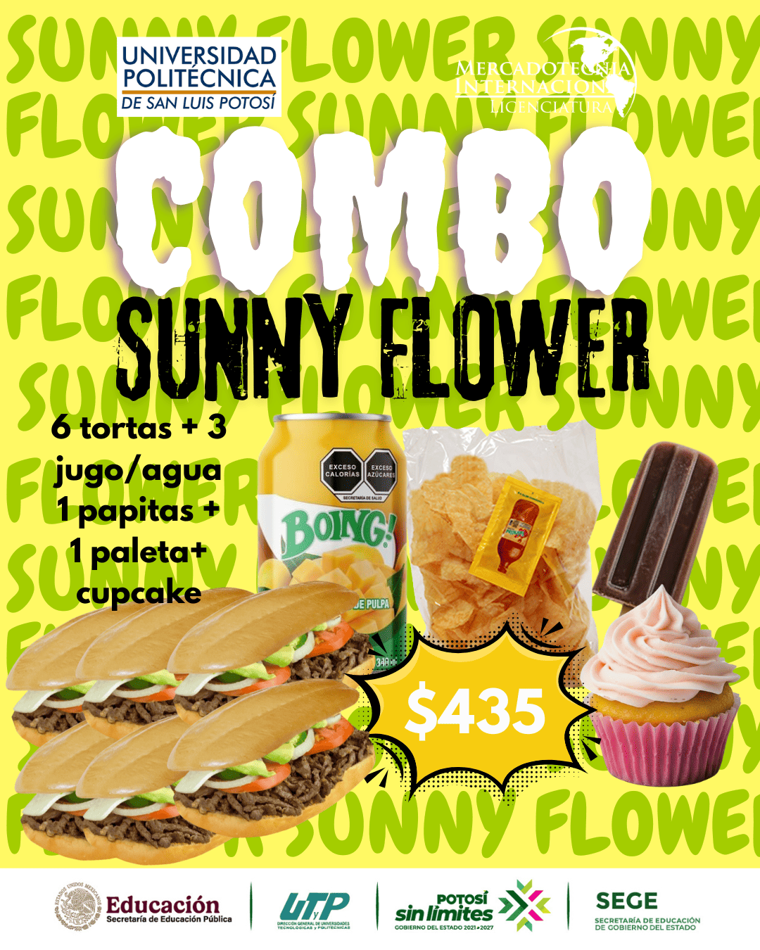 Combo: Sunny flower