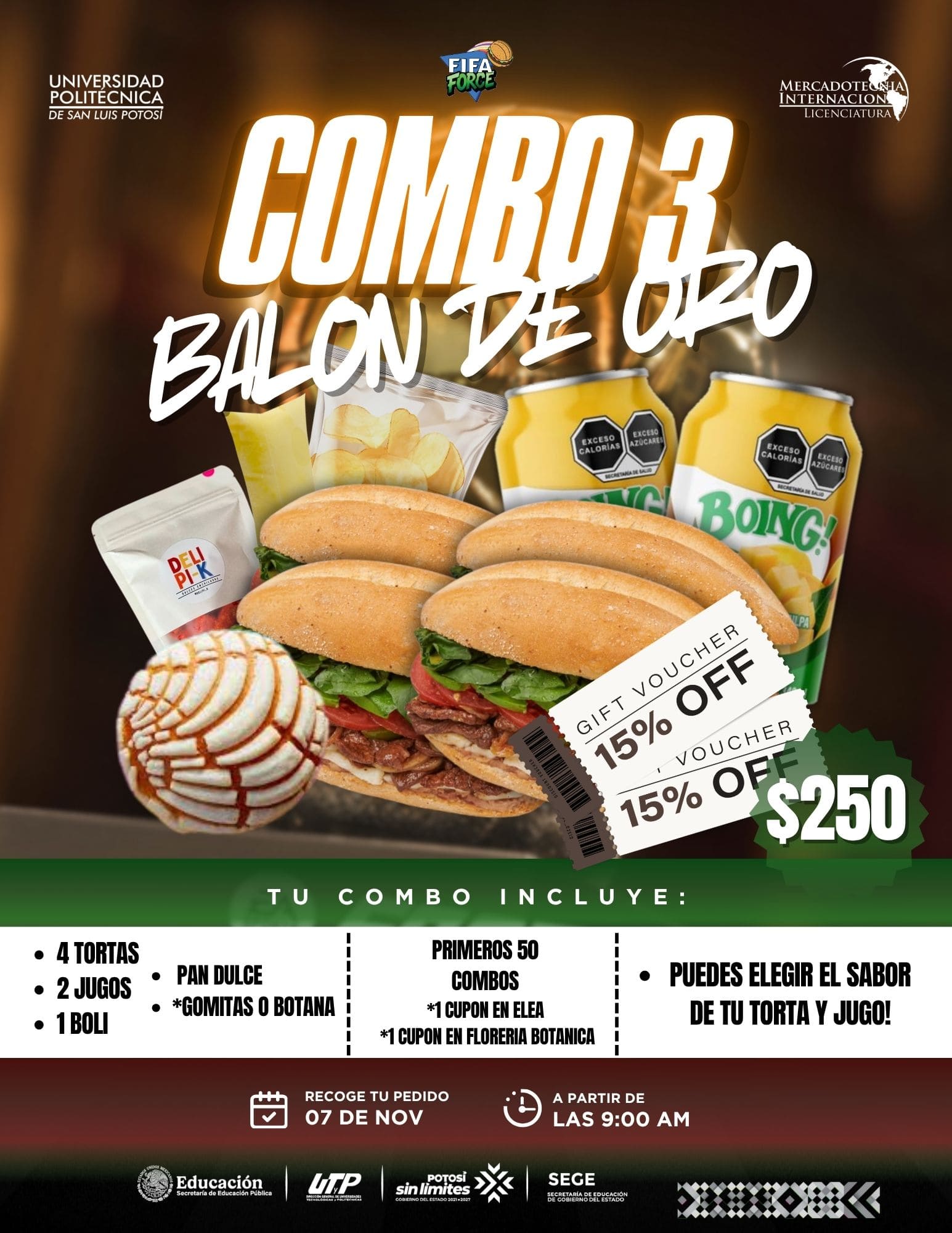 Combo Balón de Oro
