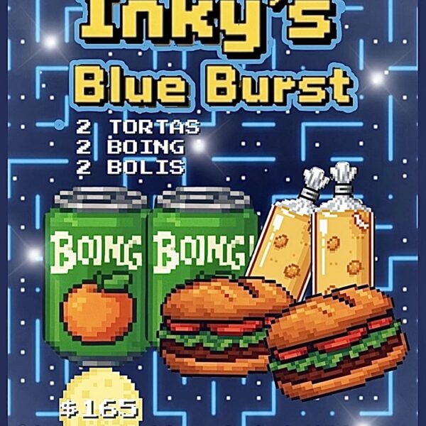 Combo: Inky’s blue burst