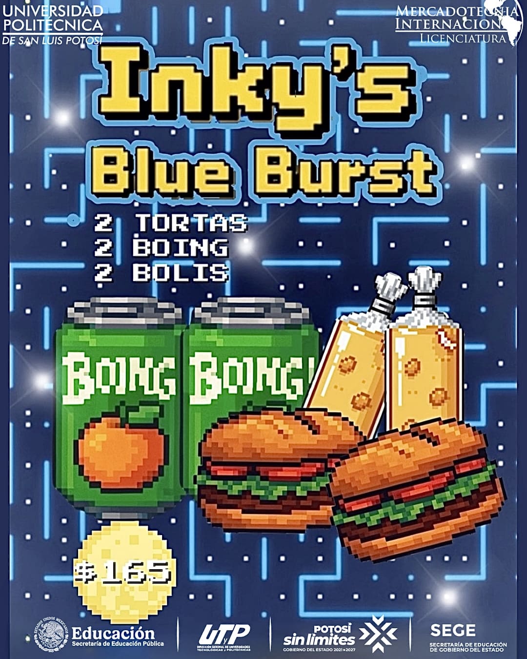 Combo: Inky’s blue burst